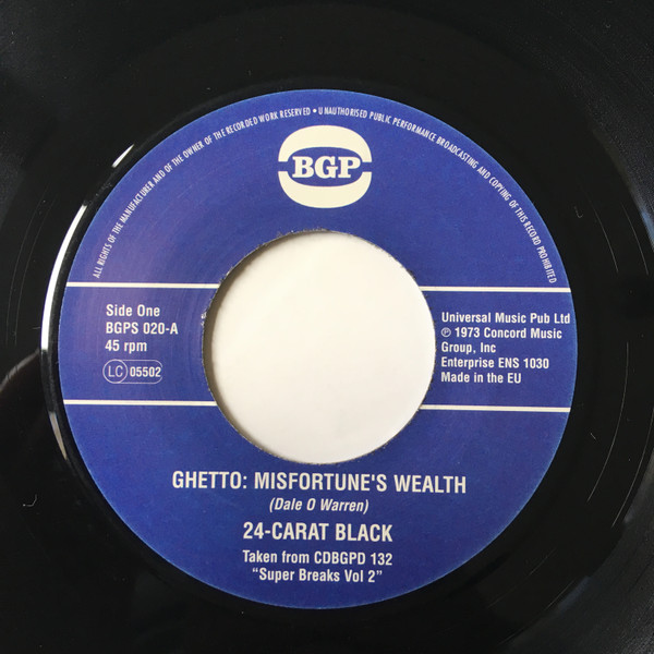 24-Carat Black — Ghetto: Misfortune's Wealth