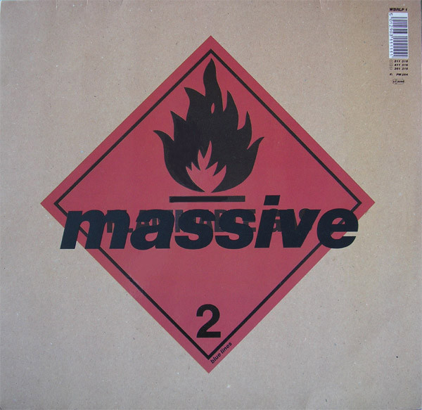 Massive Attack — Blue Lines (1991, Wild Bunch / Circa) vinyl record cover