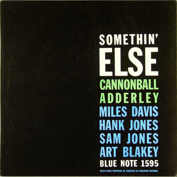 Copertina di Somethin' Else, Cannonball Adderley