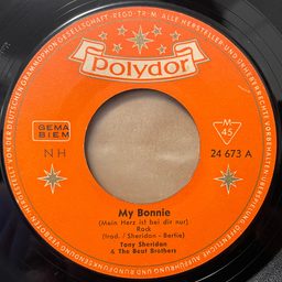 Tony Sheridan & The Beat Brothers — My Bonnie, sleeve