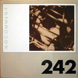 Front 242 — No Comment, sleeve