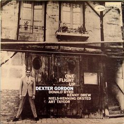 Dexter Gordon — One Flight Up, sleeve