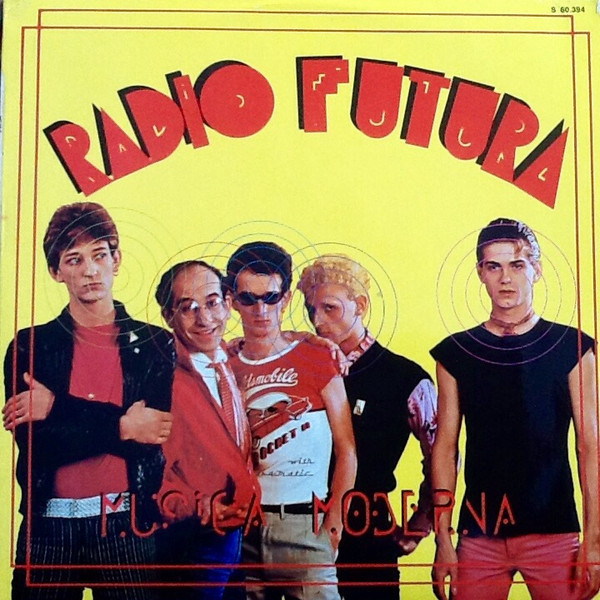 Radio Futura — Música Moderna (1980, Hispavox) vinyl record cover