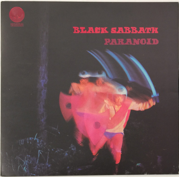 Black Sabbath — Paranoid (1970, Vertigo) vinyl record cover