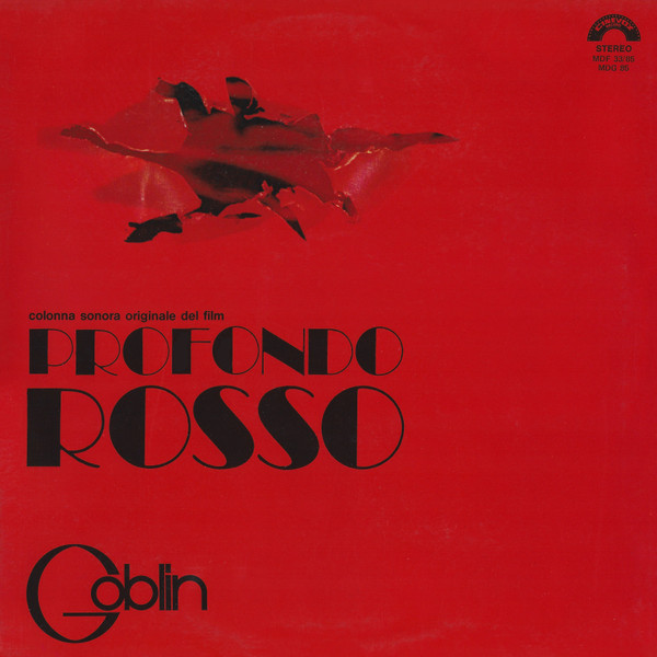 Goblin — Profondo Rosso (1975, Cinevox Record) vinyl record cover