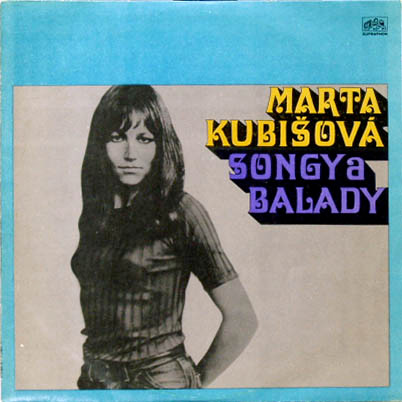 Marta Kubišová — Songy a balady, copertina