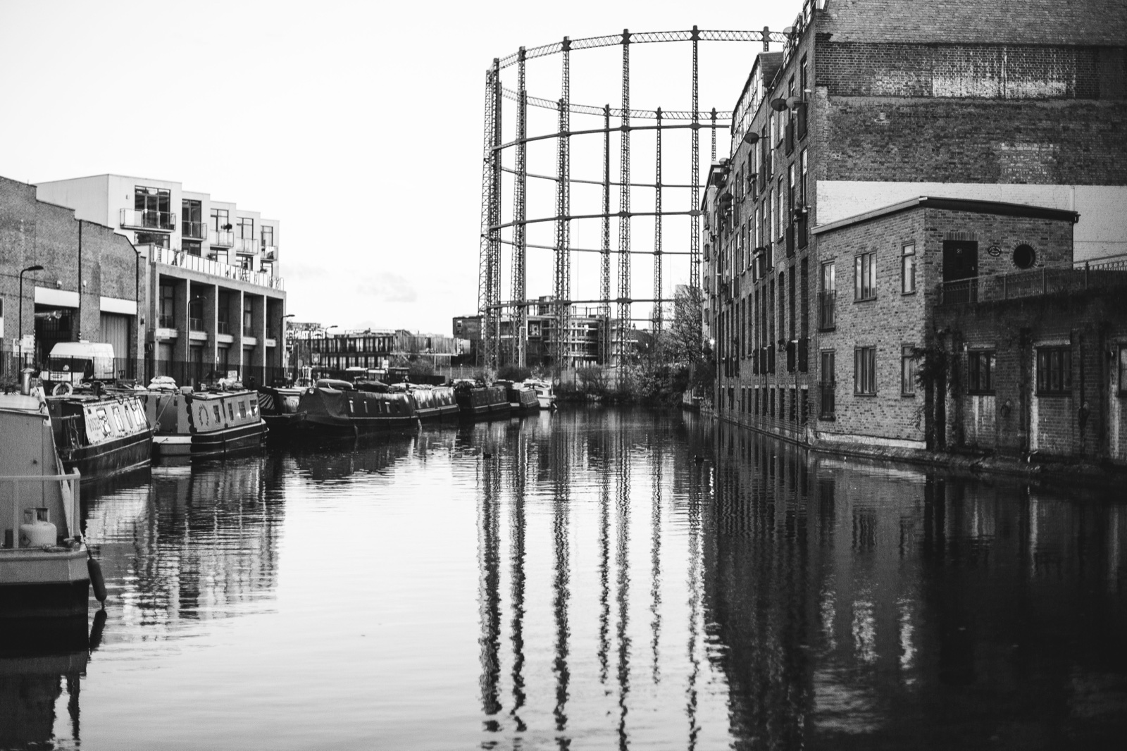 Post-industrial Manchester, brick and chimneys